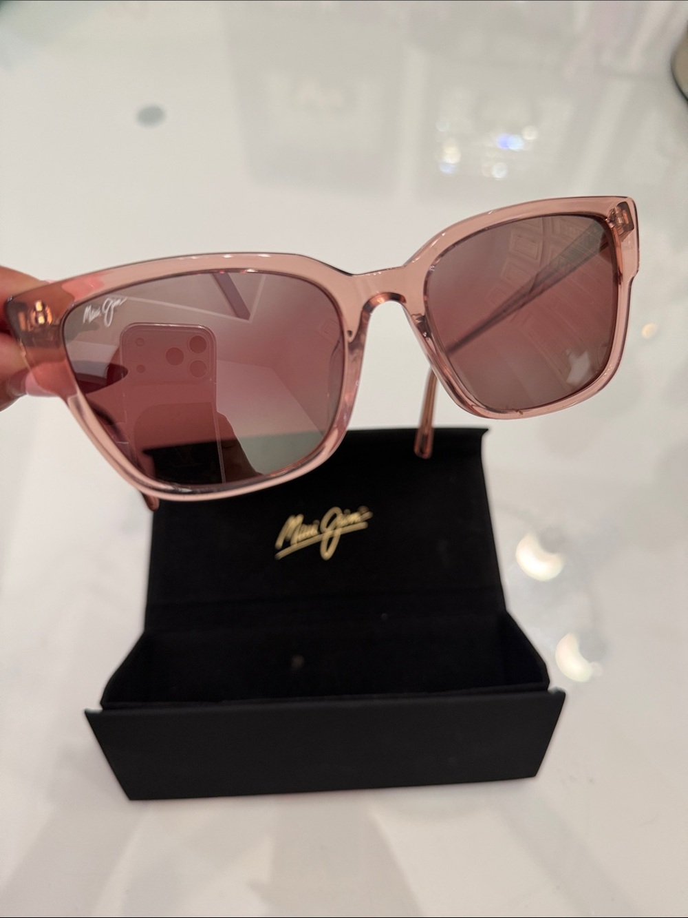 Maui Jim pink polarized sunglasses